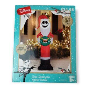 Disney JACK SKELLINGTON Nightmare Before Christmas Airblown Inflatable 5.5 Ft.